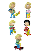 Figurines Plastoy (2004) (7x3 cm)